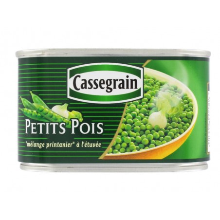 Livraison à domicile de petits pois à l étuvée Cassegrain 280g