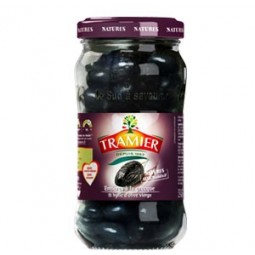 Tramier Black Greek Olives Stoned 220g