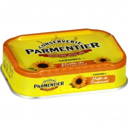 Parmentier Sardines Huile Tournesol 135g