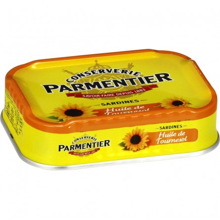 Parmentier Sardines Sunflower Oil 135g
