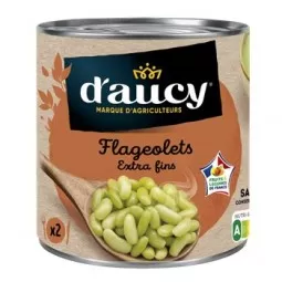 Daucy Flageolets extra fins 530g