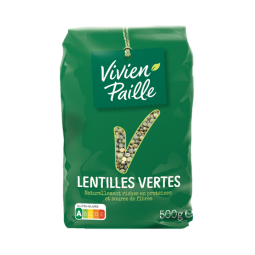 Vivien Paille Lentilles Vertes 500g