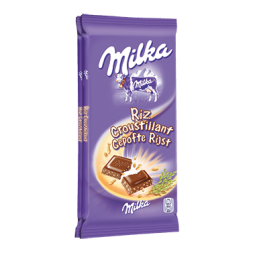 Milka Chocolate with Crispy Rice Milk 2x100g