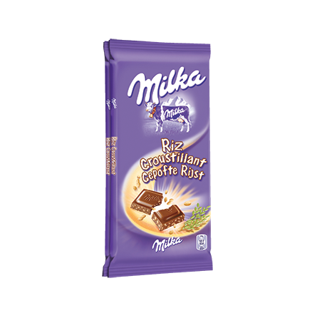 Milka Chocolat au Lait de Riz Croustillant 2x100g