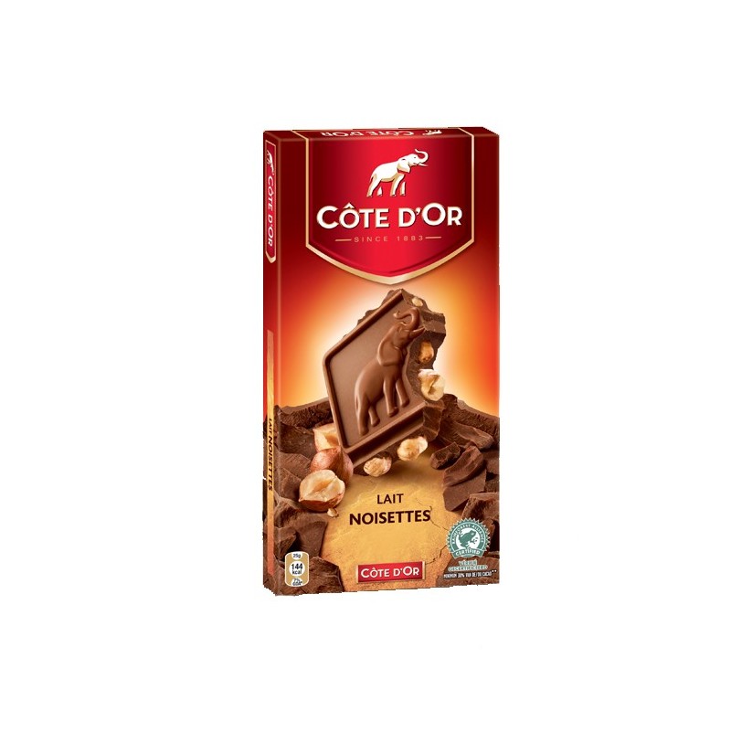 Côte d'Or Chocolat au Lait et Noisettes 180g