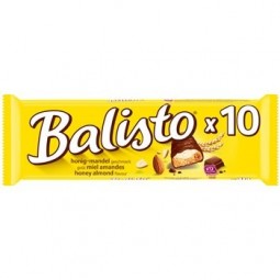 Balisto Chocolate and Honey Chocolate Bars 185g