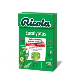 Ricola Bonbons Eucalyptus sans sucre 50g