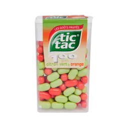 Tic Tac Bonbons Citron Orange Duo Étui 49g