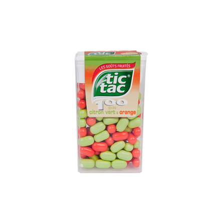 Tic Tac Lemon Orange Candy Duo Case 49g