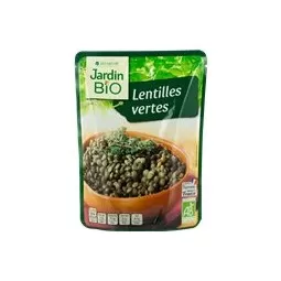 Jardin Bio Lentilles Vertes 250g