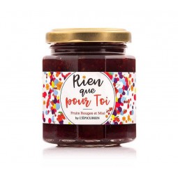L'Epicurien red fruits and honey jam 210g