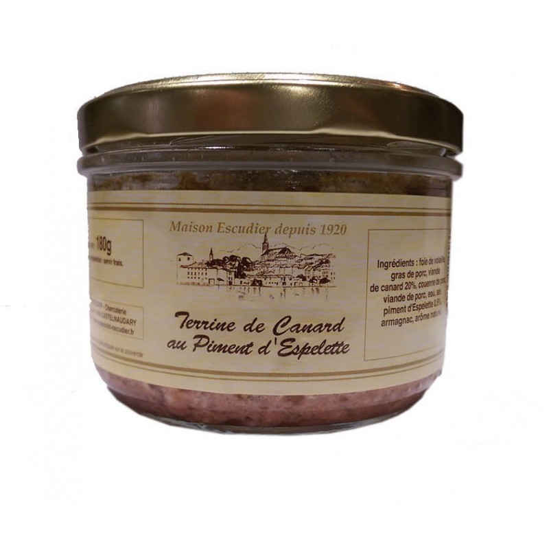 Castelnaudary Terrine with Duck and Espelette Pepper 180g