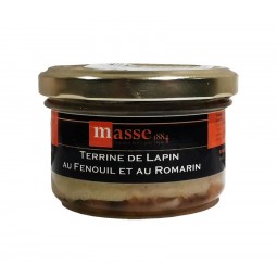 Terrine de Lapin au fenouil et au romarin Maison Masse 90g