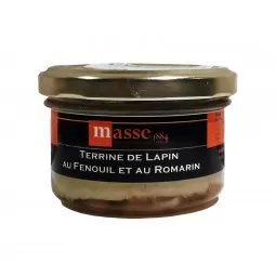 Terrine de Lapin au fenouil et au romarin Maison Masse 90g