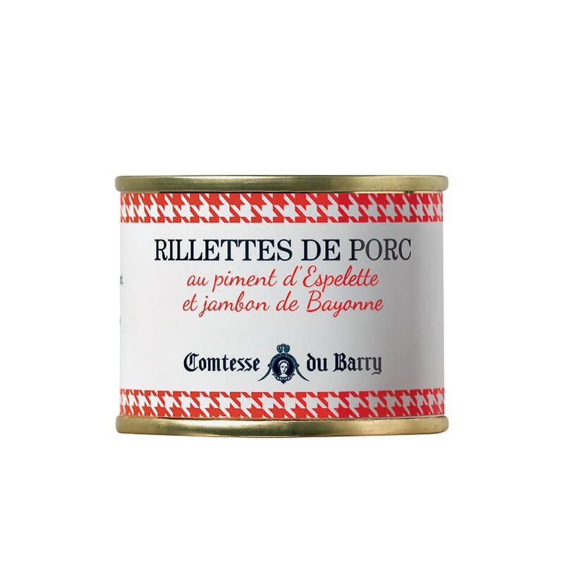 Rillettes de porc piment d'Espelette Comtesse du Barry 70g