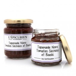Black Tapenade Dried Tomatoes and Basil l'Épicurien 100g