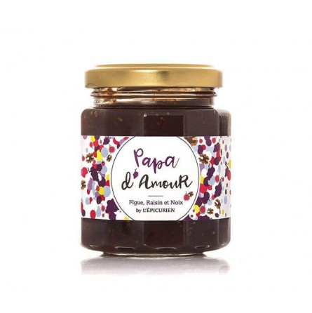 L'Épicurien Papa d'Amour fig and nut jam 210g