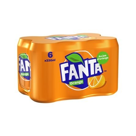 Fanta Orange 6x33cl Autres - 2