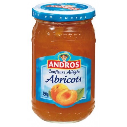 Andros Light Apricot Jam 350g