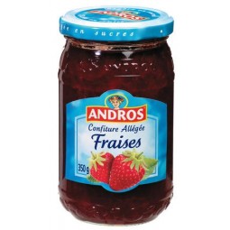 Andros Confiture Fraises Allégée 350g