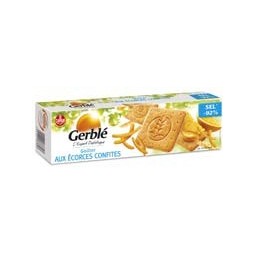 Gerblé Biscuits Orange Écorces Confites 360g