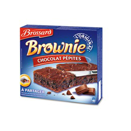 Mini Brownie Pepites Chocolate Brossard x8 240g
