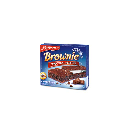 Mini Brownie Pepites Chocolate Brossard x8 240g