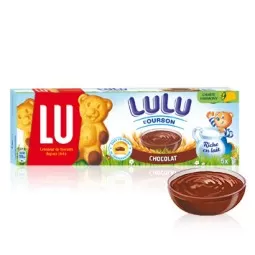 Lu Bear with Milk Chocolate Filling x5 150g