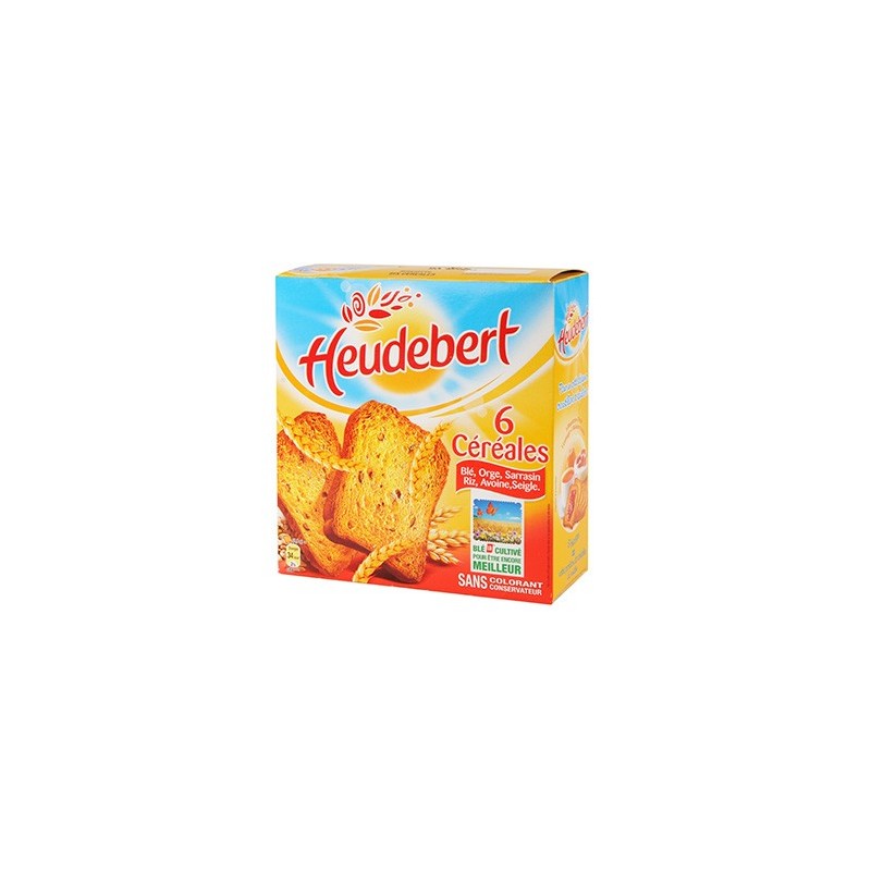 Heudebert Biscottes 6 grains x34