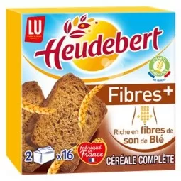 Heudebert Fiber Rusk Plus 280g