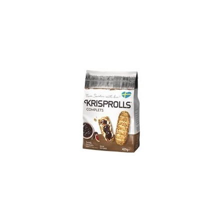 Krisprolls Pains Grillés Suédois Complet 435g Krisprolls Pains Grillés Suédois Complet 435g