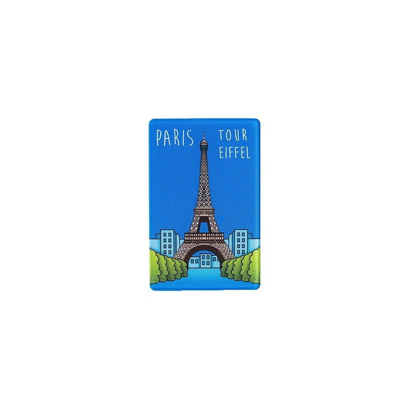 Magnet Plexiglas Paris Tour Eiffel recto