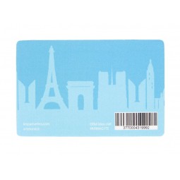 Magnet en Plexiglas Paris Tour Eiffel verso