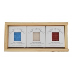 Tricolor Soap Box 3x150g
