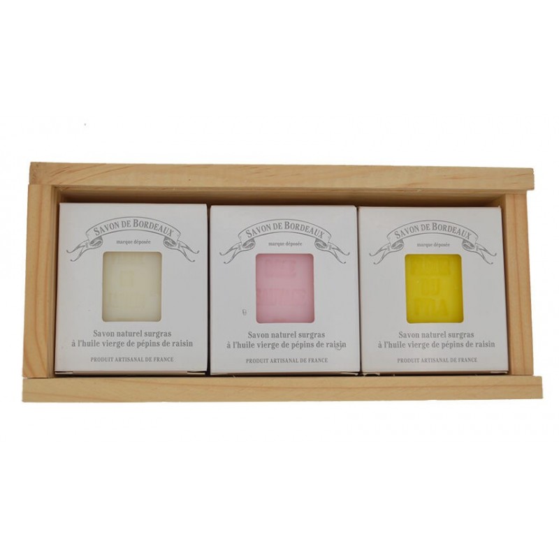 Set of 3 Flowers Soaps 3x150g