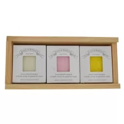 Coffret 3 Savons Fleurs 3x150g