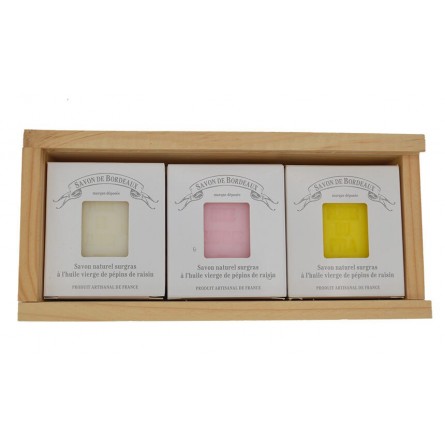 Set of 3 Flowers Soaps 3x150g
