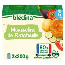 Blédina Petits Pots Ratatouille vegetables From 8 Months 4x200g