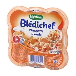 Blédina Blédichef Veau Des 12 Mois 2x230g