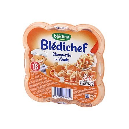 Blédina Blédichef Veal From 12 Months 2x230g Blédina Blédichef Veal From 12 Months 2x230g