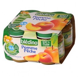 Blédina Small Pot Apple Peach 4x130g Blédina - 2