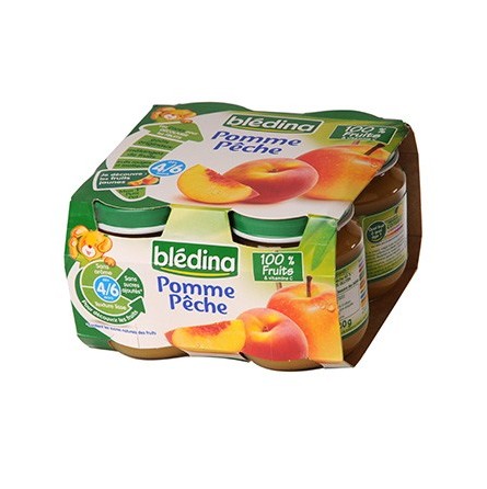 Livraison à domicile Blédina Petit Pot Pomme Pêche 4/6 Mois 4x130g