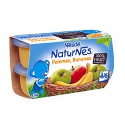 Nestlé Naturnes Pommes Bananes Dès 4 mois 4x130g Nestlé - 2