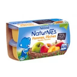 Nestlé Naturnes Pommes Pêches Dès 4 Mois 4x130g Nestlé - 2