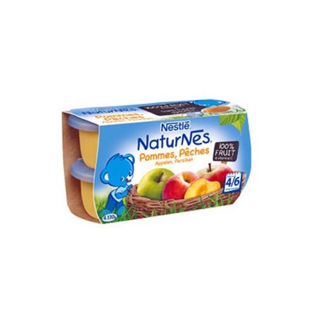 Nestlé Naturnes Pommes Pêches Dès 4 Mois 4x130g Nestlé - 2