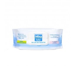 Mixa Lingettes au Lait de Toilette x72 Les Belles de Marseille - 2