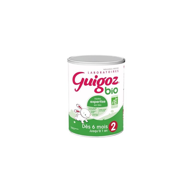 Guigoz Milk 2nd Age From 6 Months Organic 800g Guigoz - 2