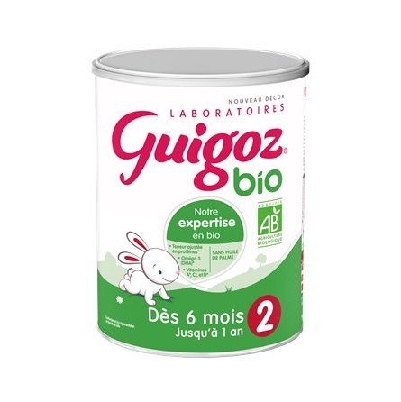 Guigoz Lait 2ème Age Dès 6 Mois Bio 800g Guigoz - 2
