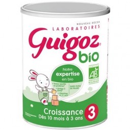 Guigoz Lait 3ème Age Croissance From 10 Months Organic 800g