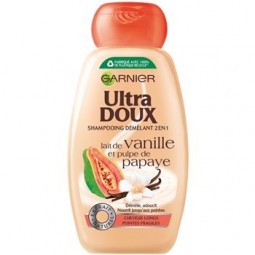 Garnier Ultra Doux vanilla & papaya Shampoo 250ml